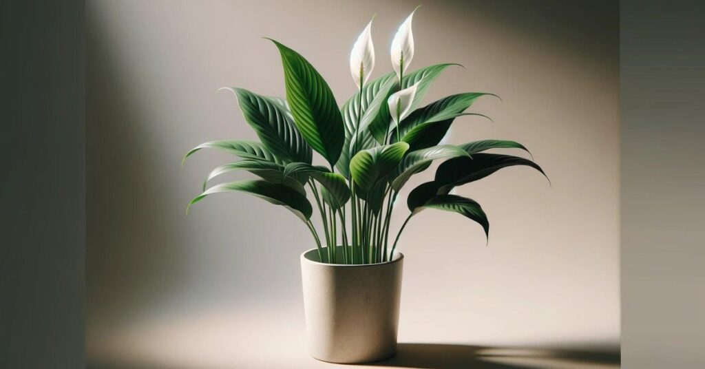 Peace lily for good luck