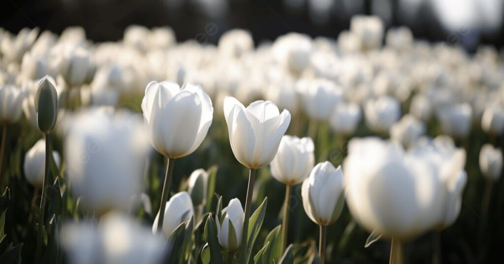 White Tulips