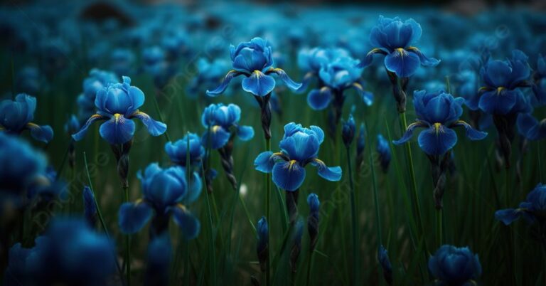 blue iris flower meaning