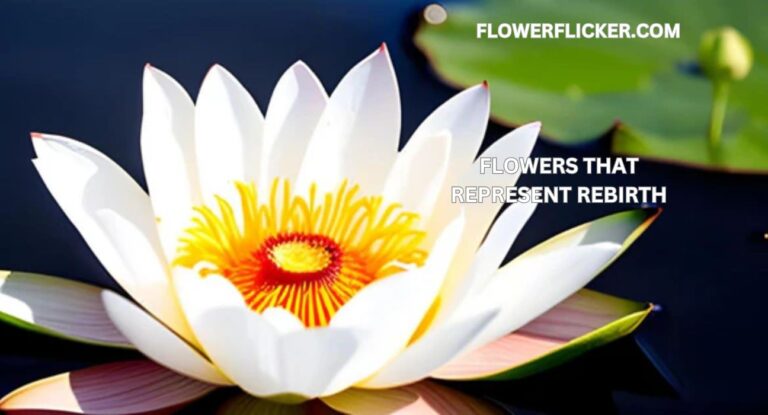 flowers that represent rebirth