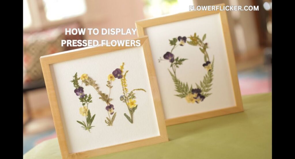 How to Display Pressed Flowers